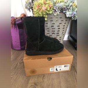 UGG Australia Women’s Classic Short Boot Black 8